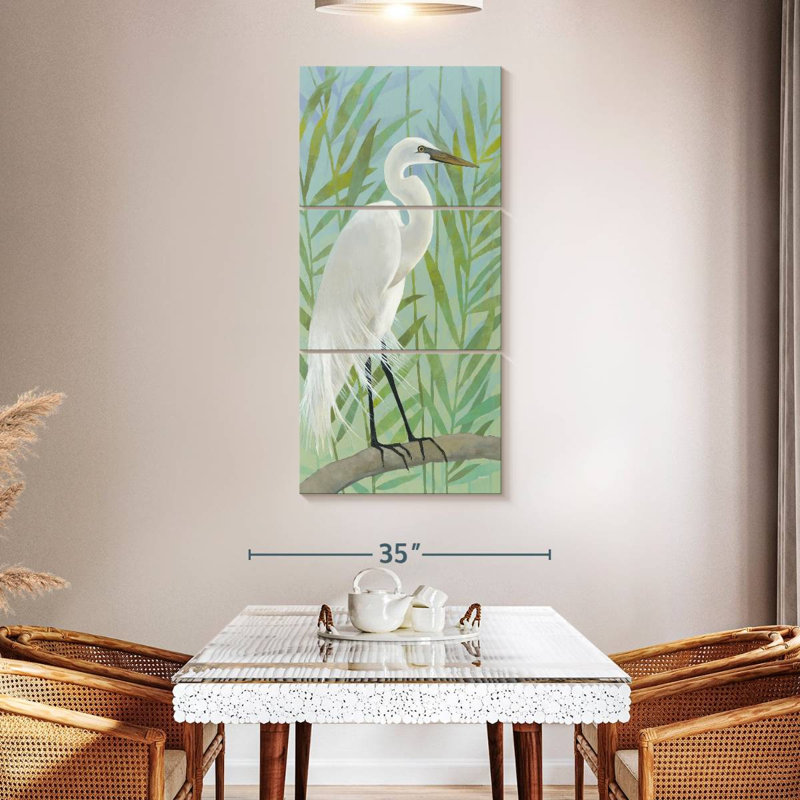 Aigrette près de la côte I, H 52 po x l 24 po