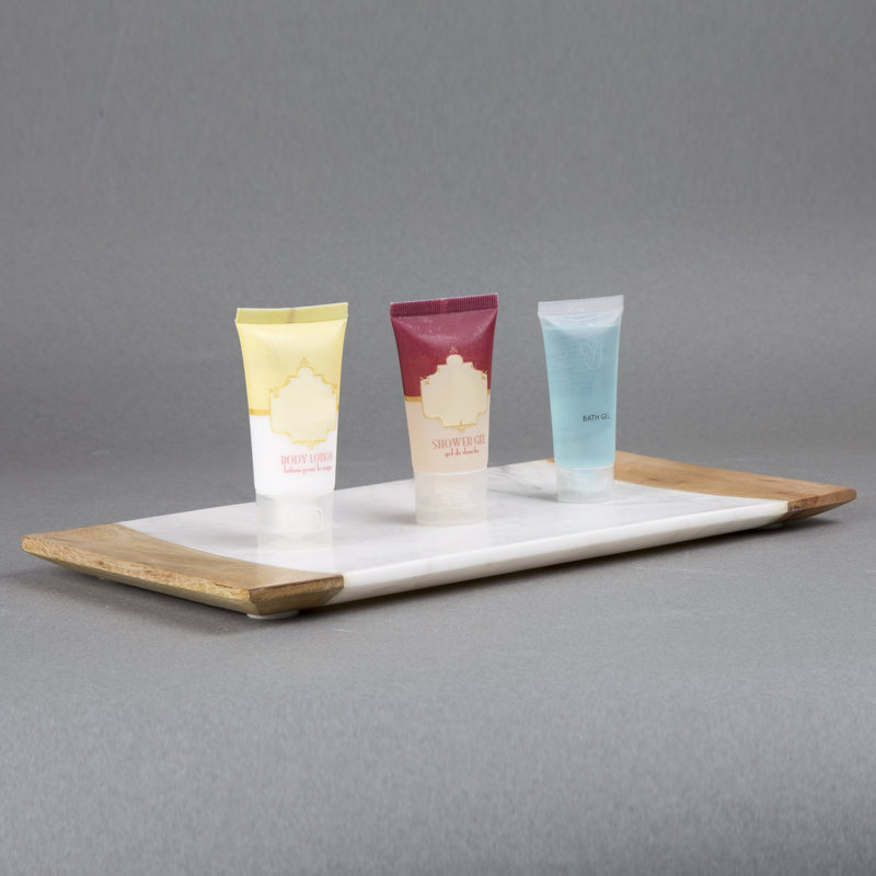 Drusi Marble Bathroom Tray