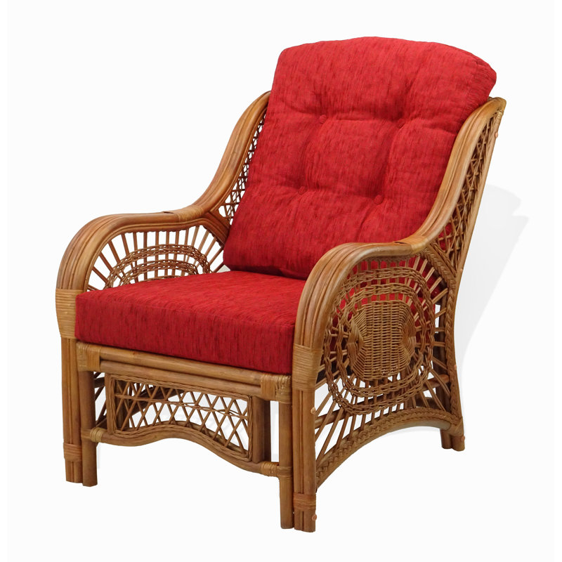 Fauteuil d'appoint Malibu Lounge Living, Rouge