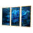 Silvio - Violet Wall Art Print Set-108459635-108459640