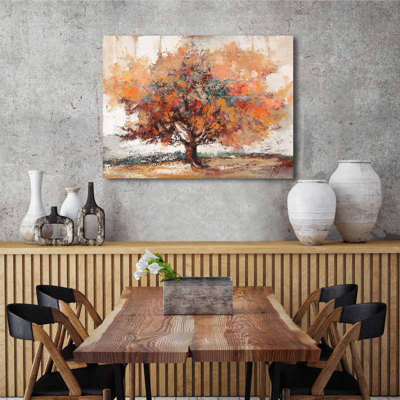 Autumn Breeze by Luigi Florio - Wrapped Canvas Painting, 60cm H x 80cm W x 4cm D