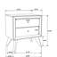 1 Drawer Solid Wood Nightstand