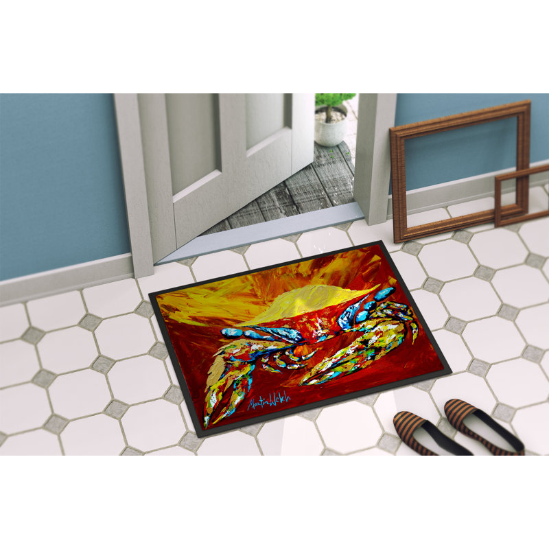 Tapis d'intérieur antidérapant Crab Buster, Rectangle 1 pi 6 po x 2 pi 3 po