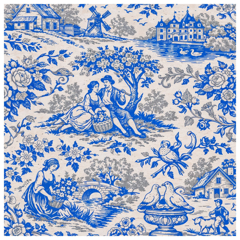 Édredon Blue Toile, King