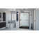 DreamLine Infinity-Z 32 in.D x 54 in.W x 74 3/4 in.H Clear Sliding Shower Door in Oil Rubbed Bronze