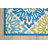 Wifrith Geometric Blue/Green Outdoor Area Rug-1777118419