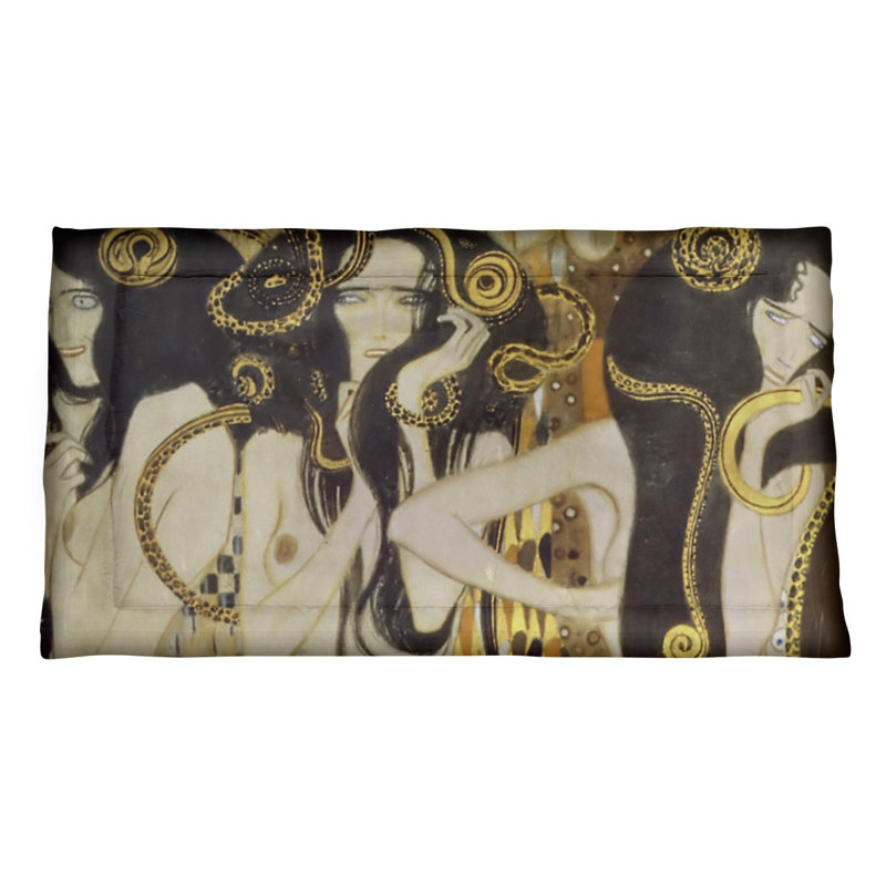 Gustav Klimt Bedding, Queen, Polyester, Yellow