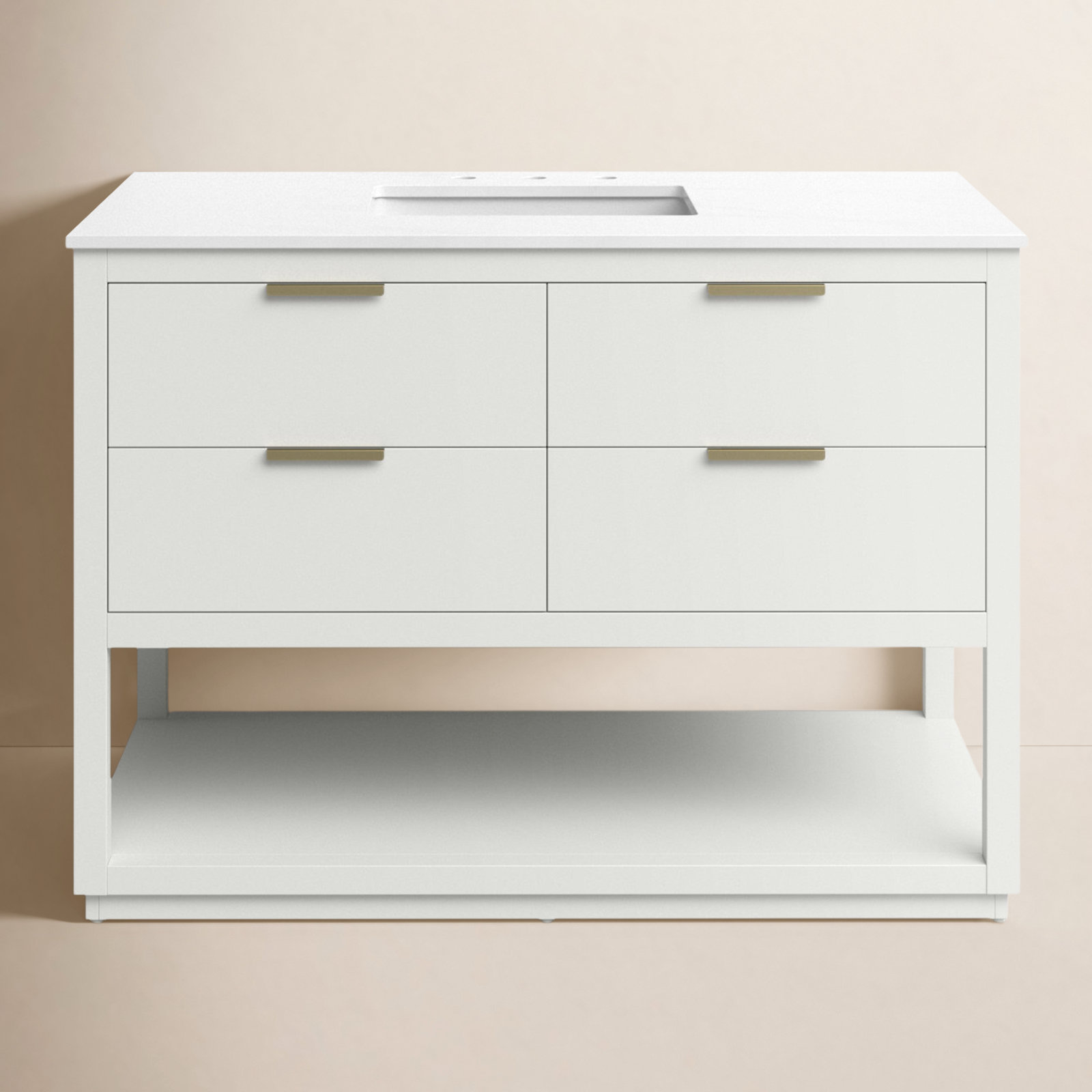 Felicity 42'' Single Bathroom Vanity, White