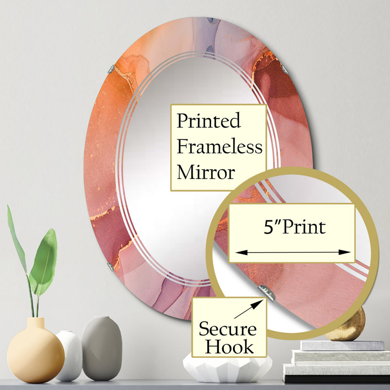 Oval Mirror, 30" x 20"