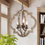 Lustre géométrique à 3 lumières de style bougie Marcus