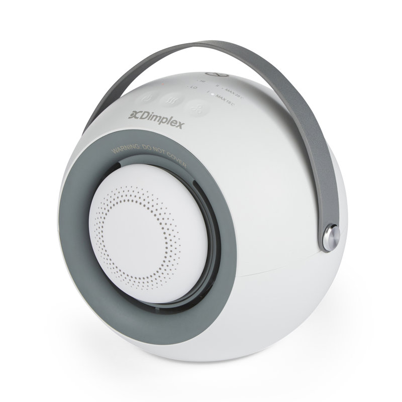 Dimplex Desk Friend Ceramic Fan Heater with Magnetic Handwarmer, White