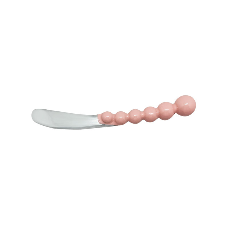 Pearled Peach Spreader, Pink