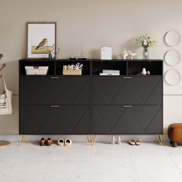 Shoe Storage Cabinet with Drawer