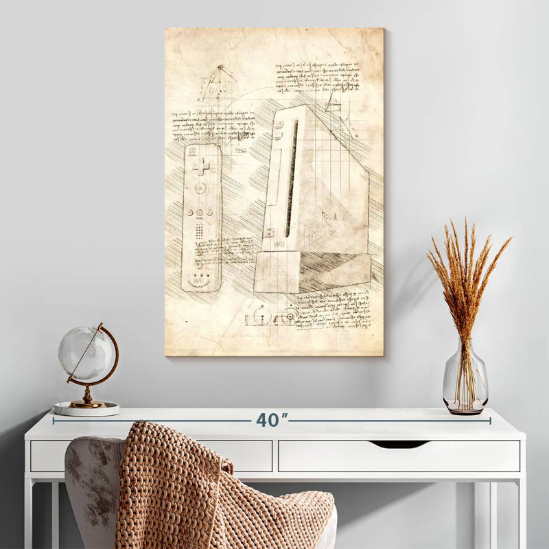 Keiraleigh Console Wii, H 30 po x l 20 po