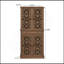 Armoire polyvalente à 4 portes avec tablettes réglables et fonctionnalités multiples