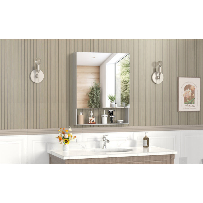 Pharmacie 24 po x 30 po avec miroir pour salle de bain