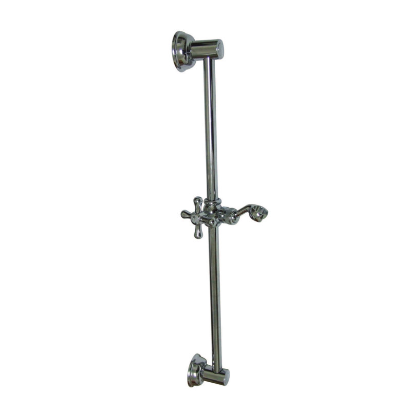 Kingston Brass Shower Scape 24-Inch Brass Shower Slide Bar, Polished Chrome