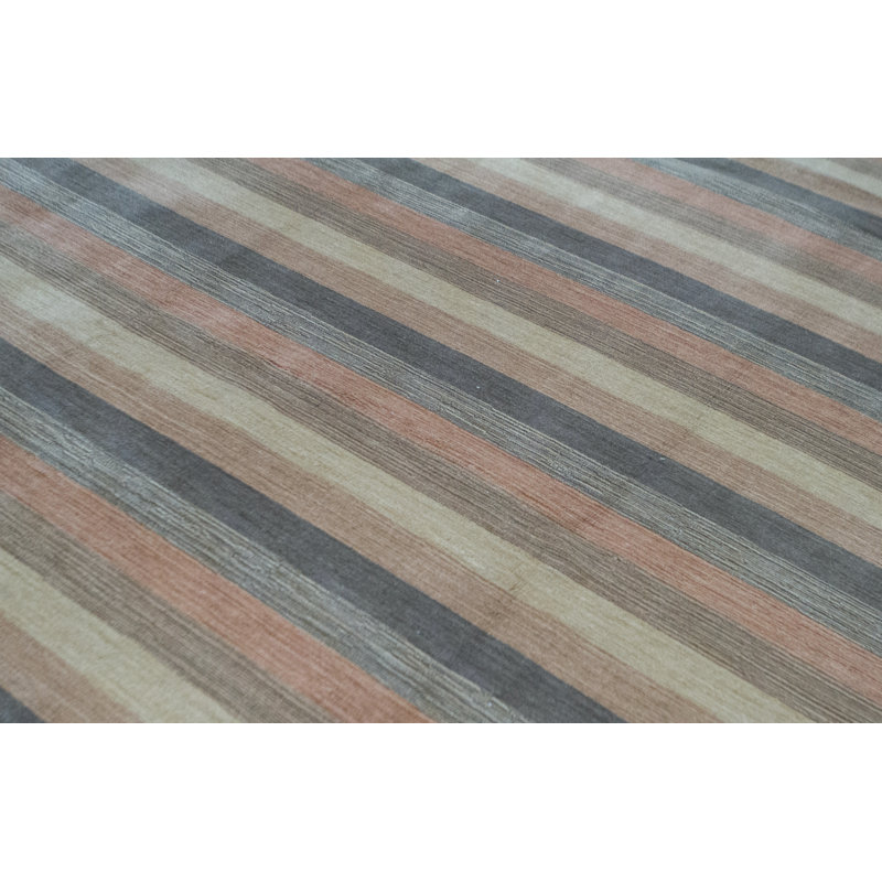 Gabbeh Wool Striped Area Rug
