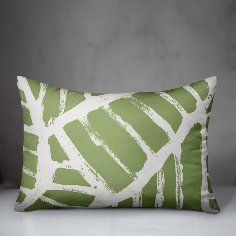  Housse et insert de coussin d'extérieur pour l'extérieur, Vert, Géométrique 1