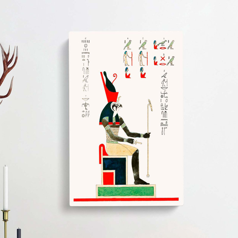 Horus by L. Dubois - Wrapped Canvas, 50cm H x 35cm W x 3cm D