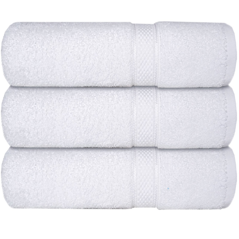 Fillbert Midweight Bath Towel, White
