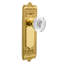 Egg & Dart Plate with Crystal Egg & Dart Knob-1443250594