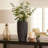 Decorative Swirl Textural Vase for Home Decor – Modern Tall Flower Vase Perfect for Entryway, Console Table Decor, or Office Accent