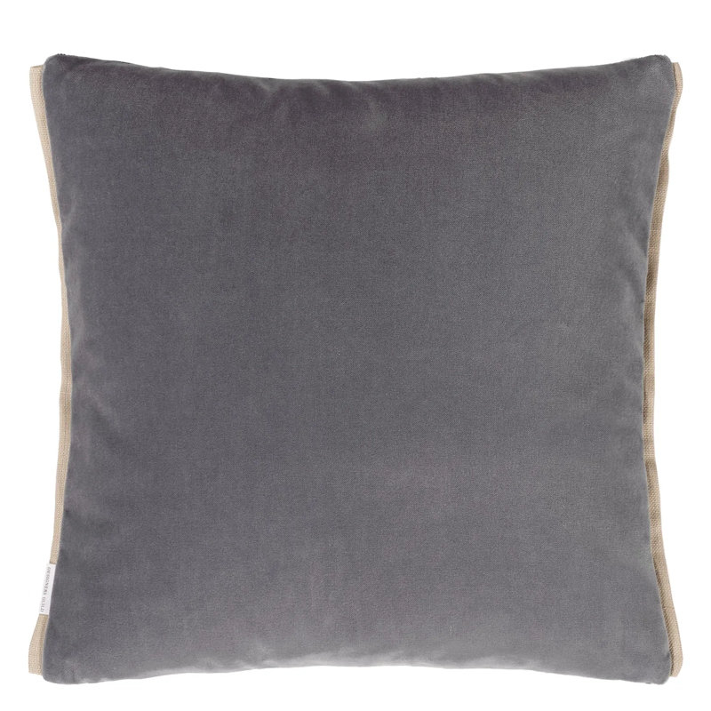 Varese Velvet Decorative Pillow, 17" H x 17" W, Zinnia/Straw