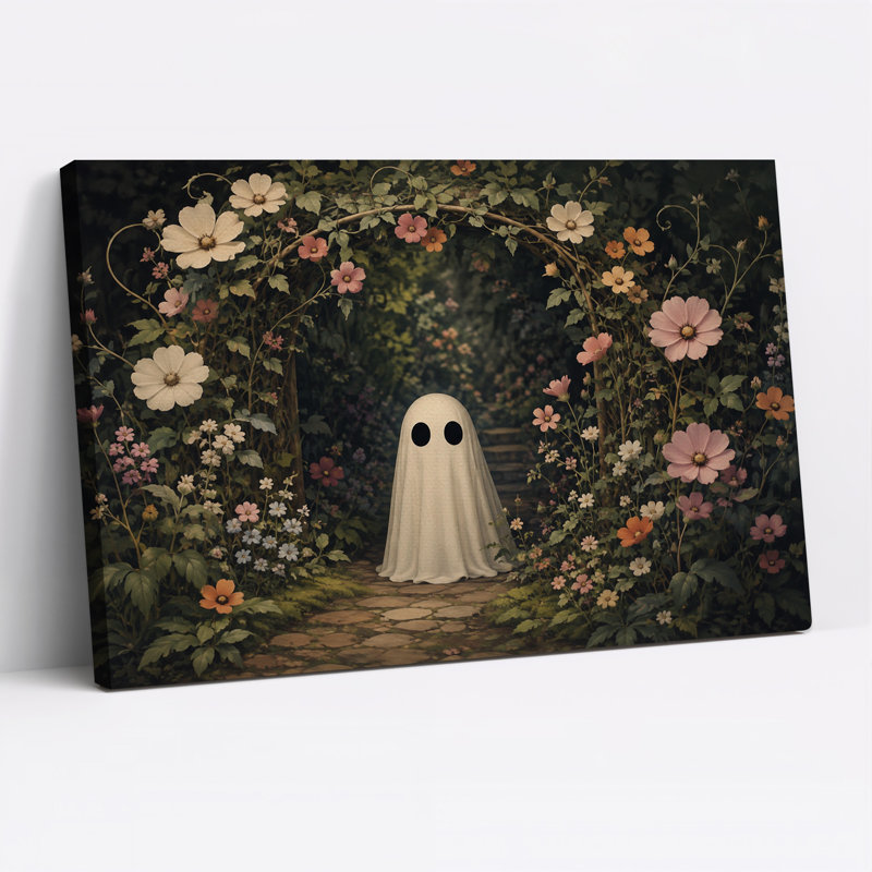 Art mural sur toile Halloween, H 12 po x l 18 po