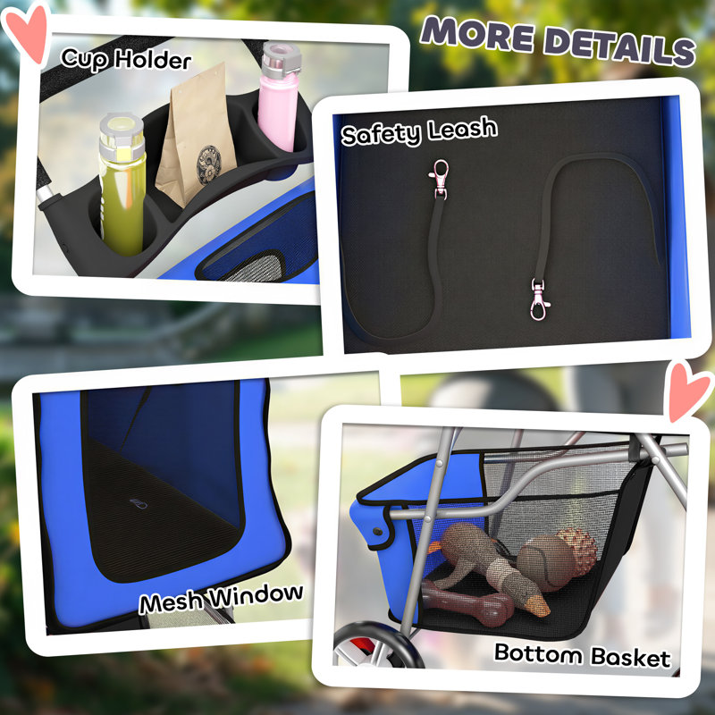Foldable Pet Stroller