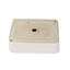 Lavabo de salle de bain rectangulaire en céramique blanche 16 "X12"-123626421