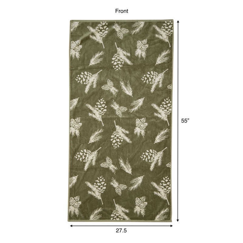 Serviette de bain 100% coton Pinecone
