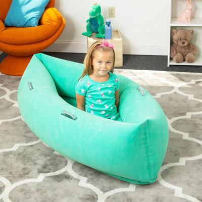 Comfy Hugging Peapod Sensory Pod Kids Small Bean Bag Lounger by Bouncy Bands