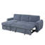 Canapé modulaire réversible avec couchette et rangement Blue Boucle