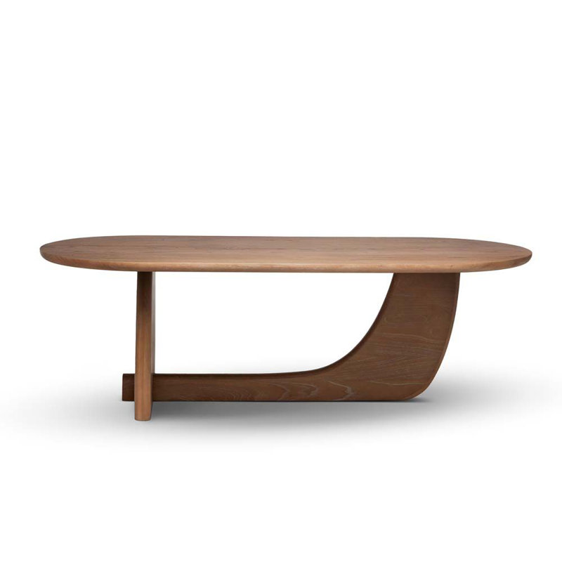 Slade Oval Solid Wood Dining Table, Harvest