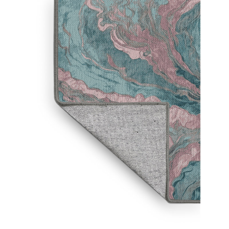 Tapis gris lavable à la machine, Rectangle 2 pi x 3 pi