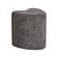40cm Wide Heart Solid Colour Pouffe Ottoman-863244451