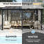Pergola à pavillon de jardin 14 pi x 10 pi Aoxun-119238909