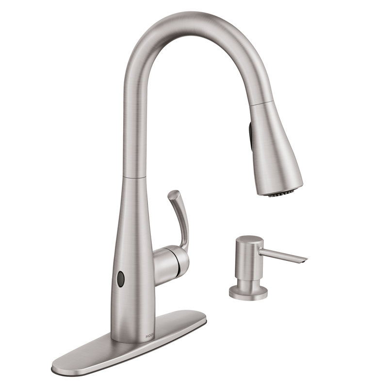 Robinet de cuisine MOE Essie Touchless, Acier inoxydable résistant aux taches