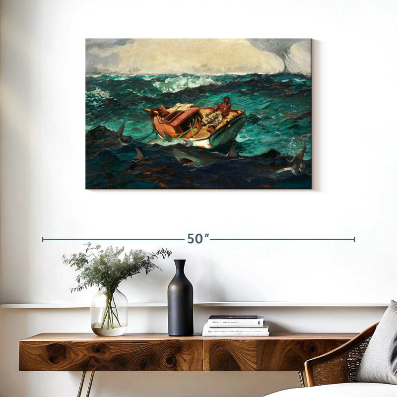 Leisha, le Gulf Stream 1899, H 24 po x l 36 po
