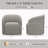 Avalos 29" W Upholstered 360-Degree Swivel Barrel Chair-1455684137
