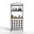 Industrial Wine Rack Bar Table