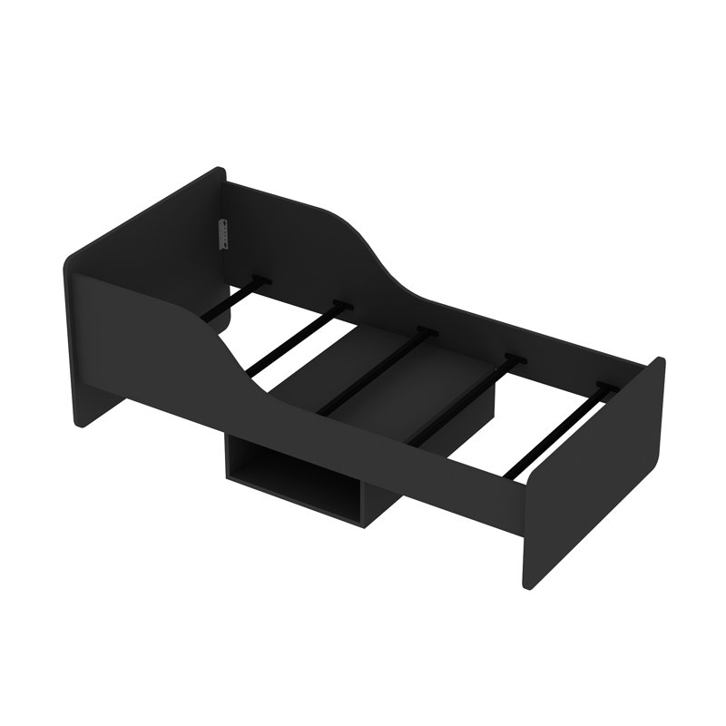 Kyondra UK Single - DE 90 X 190 Cm Storage Bed, Anthracite