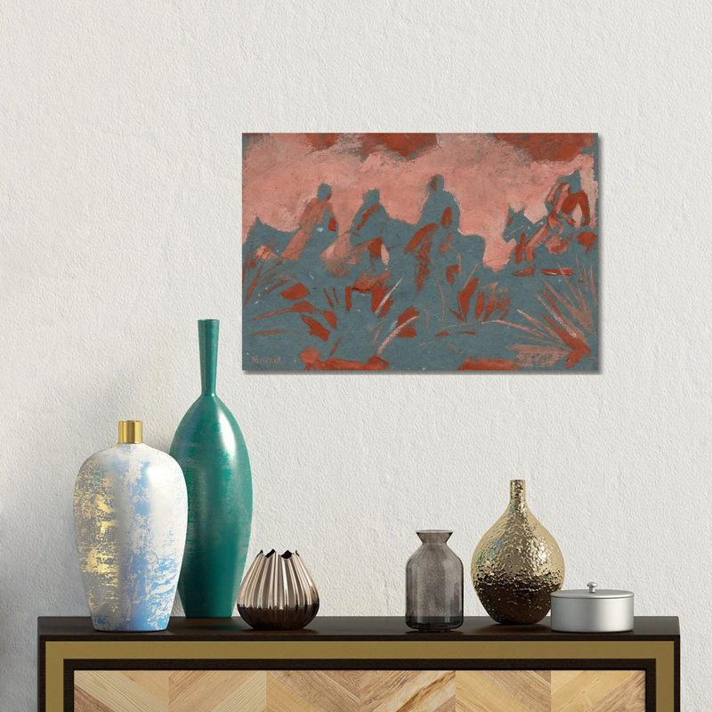 «The Storm - After Curtis», reproduction d'art sur toile tendue, 18 po x 12 po, Toile tendue avec châssis, Sans cadre