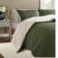 Ensembles de literie pour lit simple en chenille douillette, style olive gaufré pour la maison