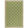 Hardrian Hooked Indoor/ Outdoor Olive/Cream Rug