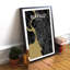 Buffalo City Map, reproduction d'impression sur affiche en noir-24704788