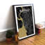 Buffalo City Map - No Frame Print-1380452102