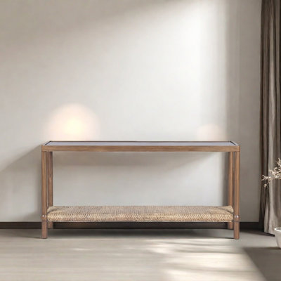 Retro Solid Wood Console Table