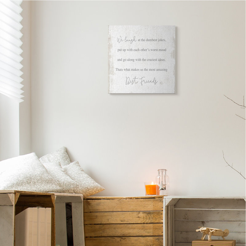 Amazing Best Friends, Toile tendue, H 17 po x l 17 po